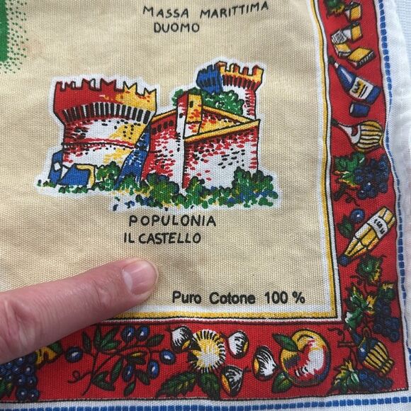 Toscana Etruria Italy Dish Towel Souvenir Decorative Kitchen Linen MonveniR - Picture 11 of 12